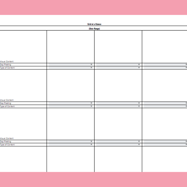 FREE 60 Day Content Calendar