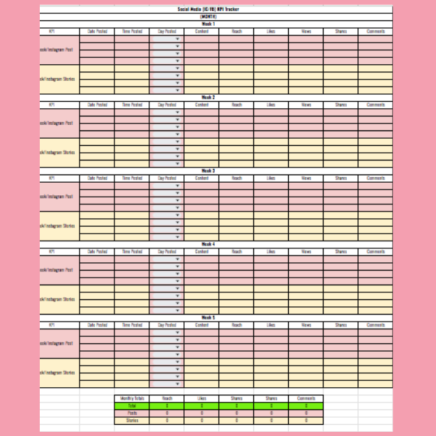 Social Media Success Tracker